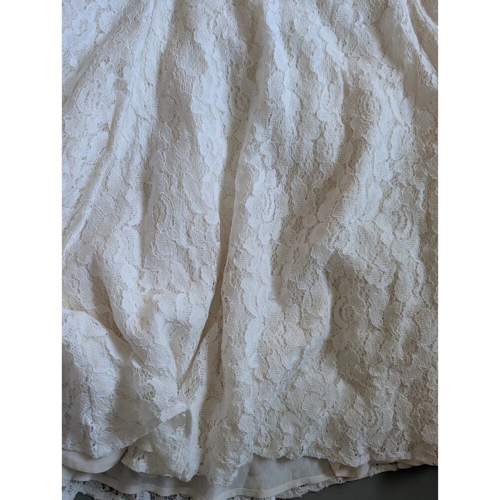 NWT Reformation Fae Lace Maxi Dress Wedding Gown Size 4 Ivory #9G603 - Picture 13 of 14